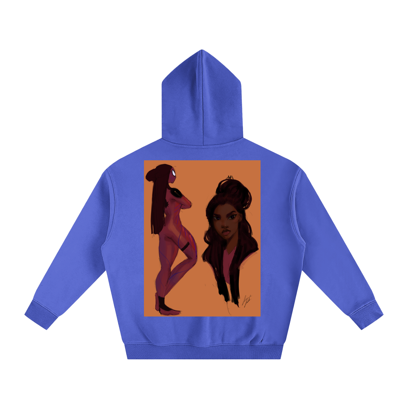 In Another Universe Oversize Fleeced Hoodie
