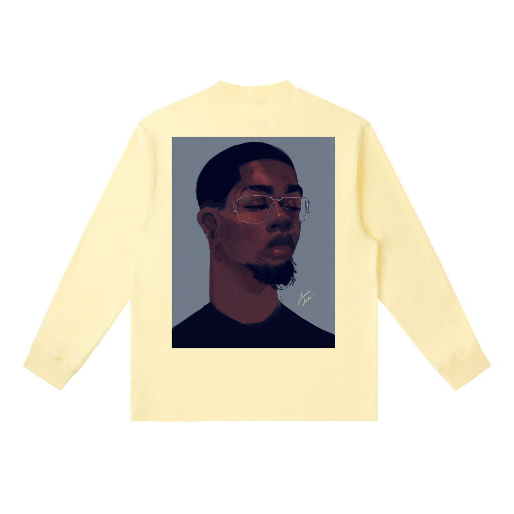 About Him Essential Crewneck Long-Sleeve T-Shirt