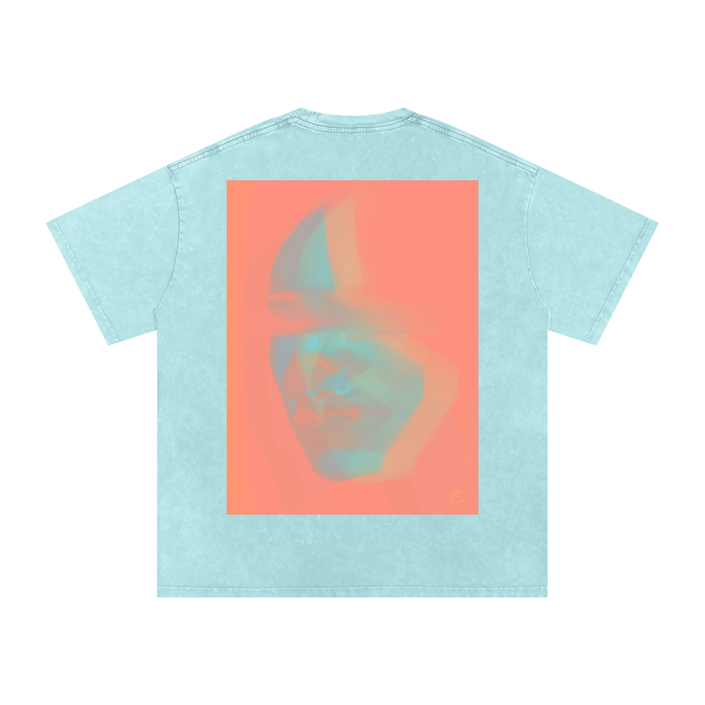 Hidden In Colors Acid Wash Oversize T-Shirt - 250 GSM