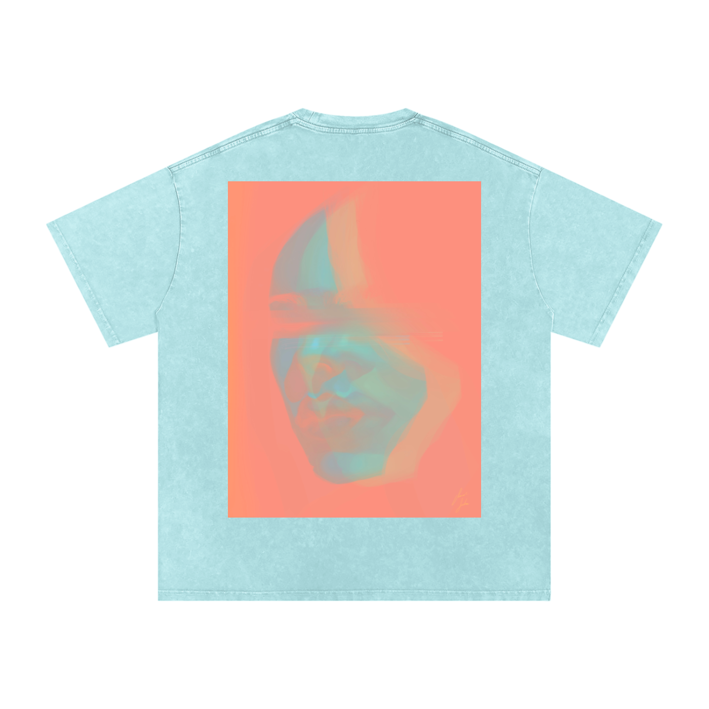 Hidden In Colors Acid Wash Oversize T-Shirt - 250 GSM