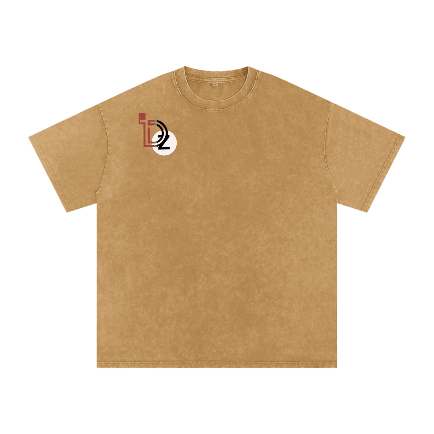 Focused Acid Wash Oversize T-Shirt - 250 GSM