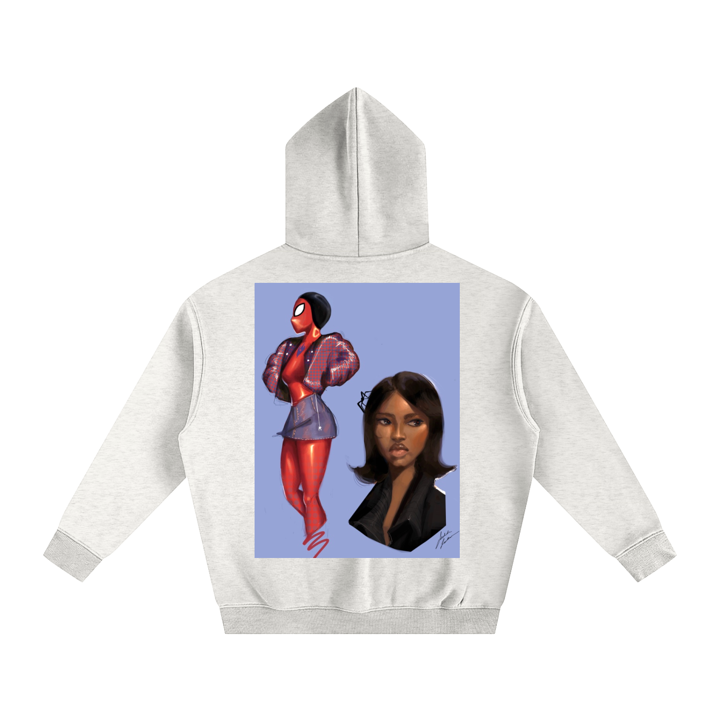 Paige Parker Oversize Fleeced Hoodie