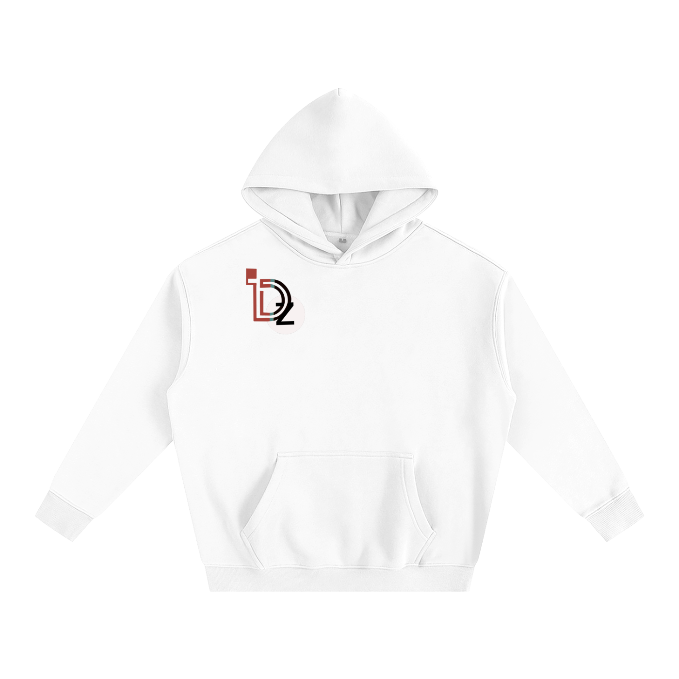 Hidden Face Oversize Fleeced Hoodie