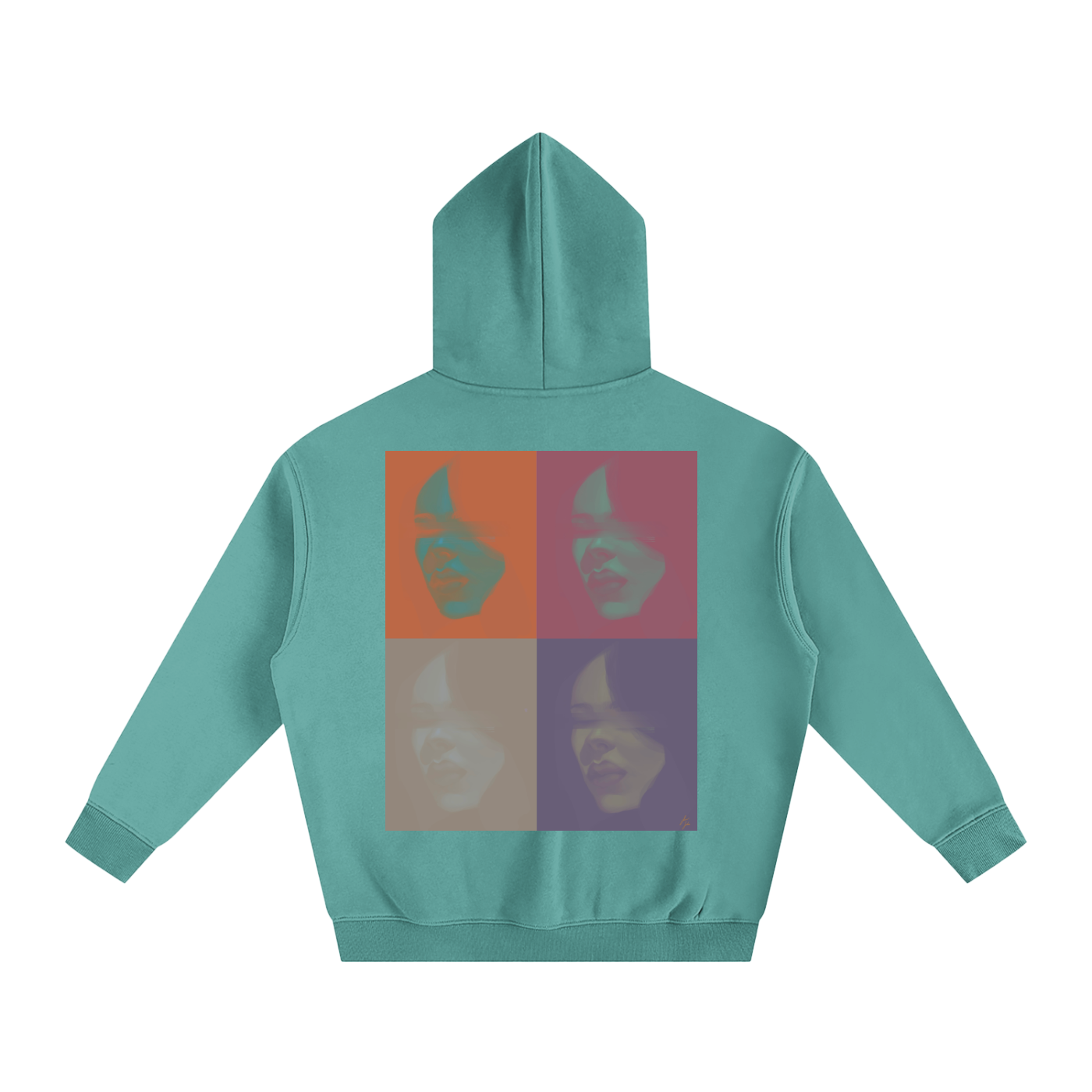 Hidden In Colors Oversize Fleeced Hoodie