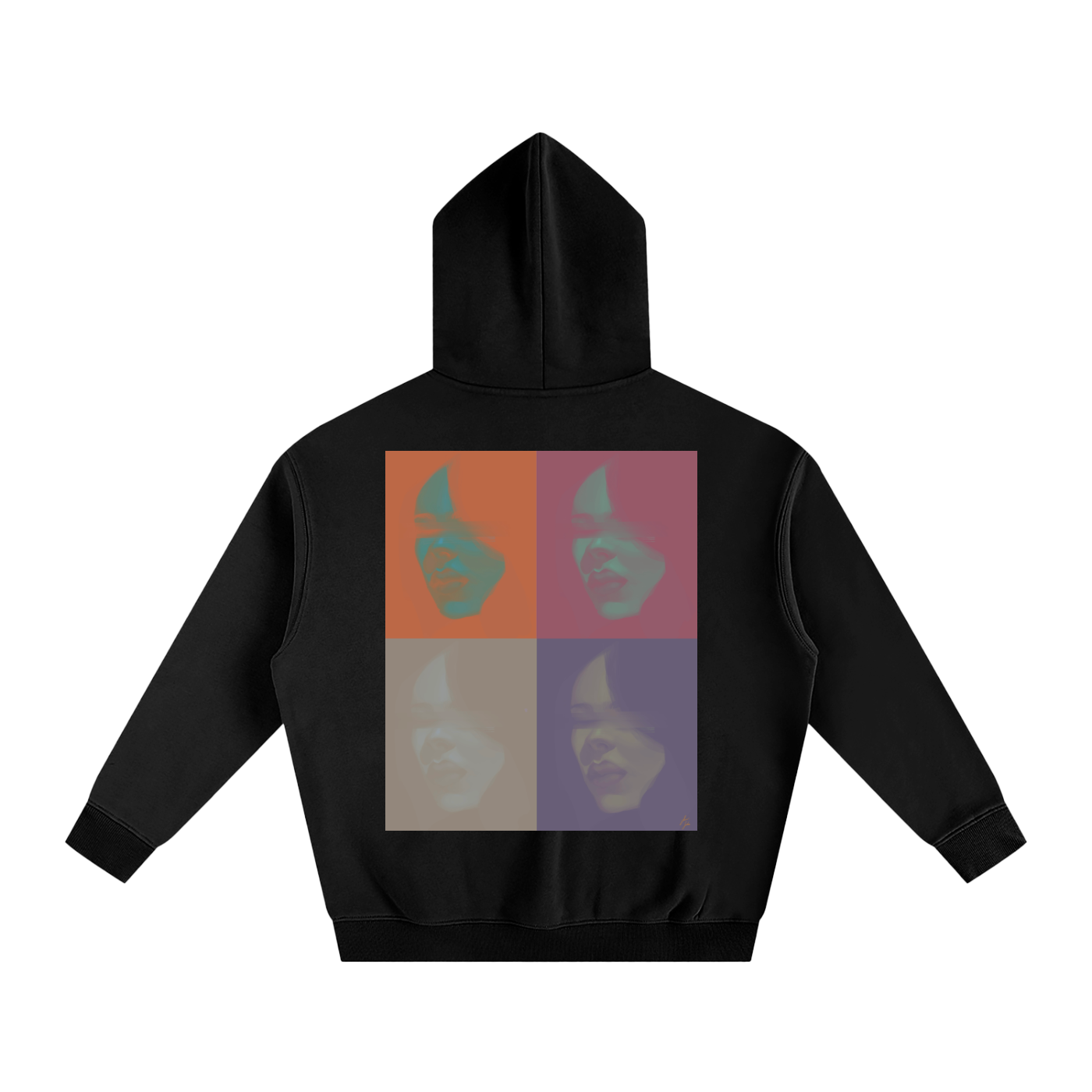 Hidden In Colors Oversize Fleeced Hoodie