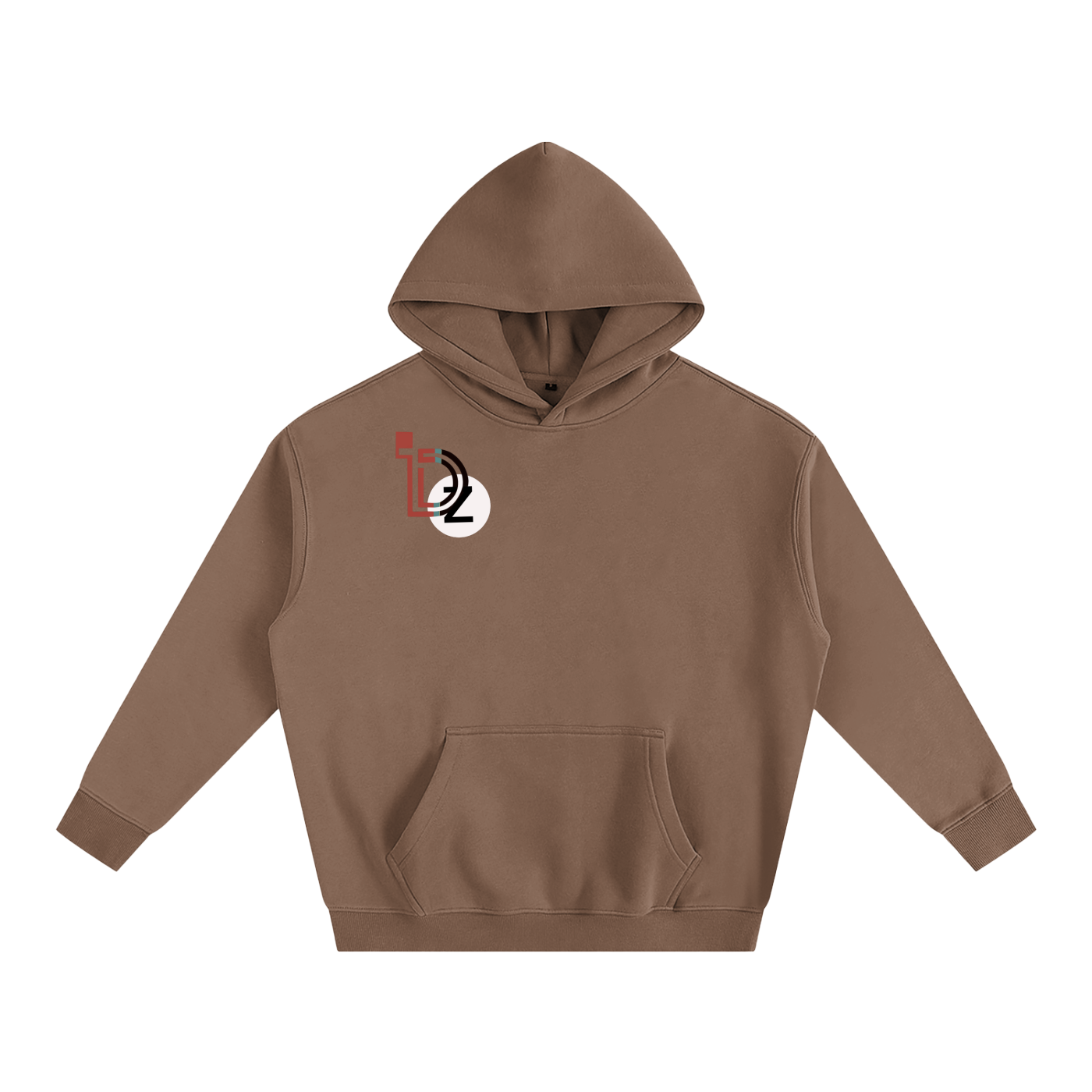 Hidden Face Oversize Fleeced Hoodie