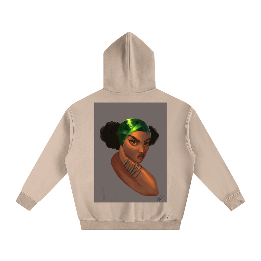 Captured Oversize Fleeced Hoodie