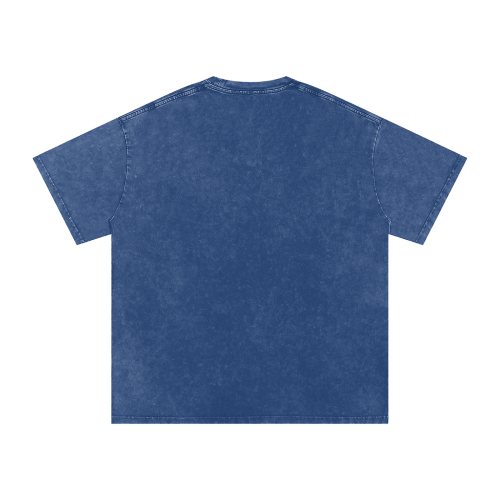 Logo Snow Washed Oversized Cotton T-Shirt