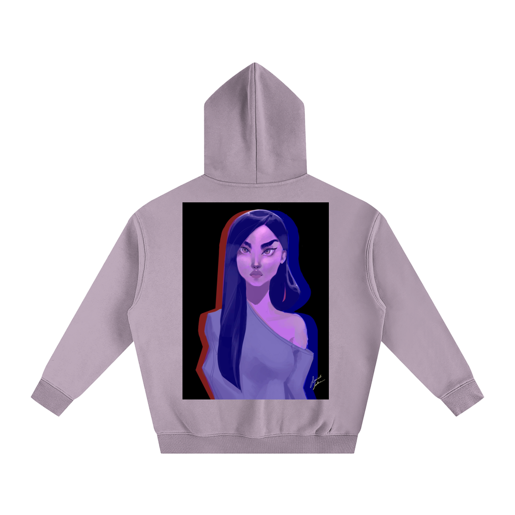 Focused Oversize Fleeced Hoodie