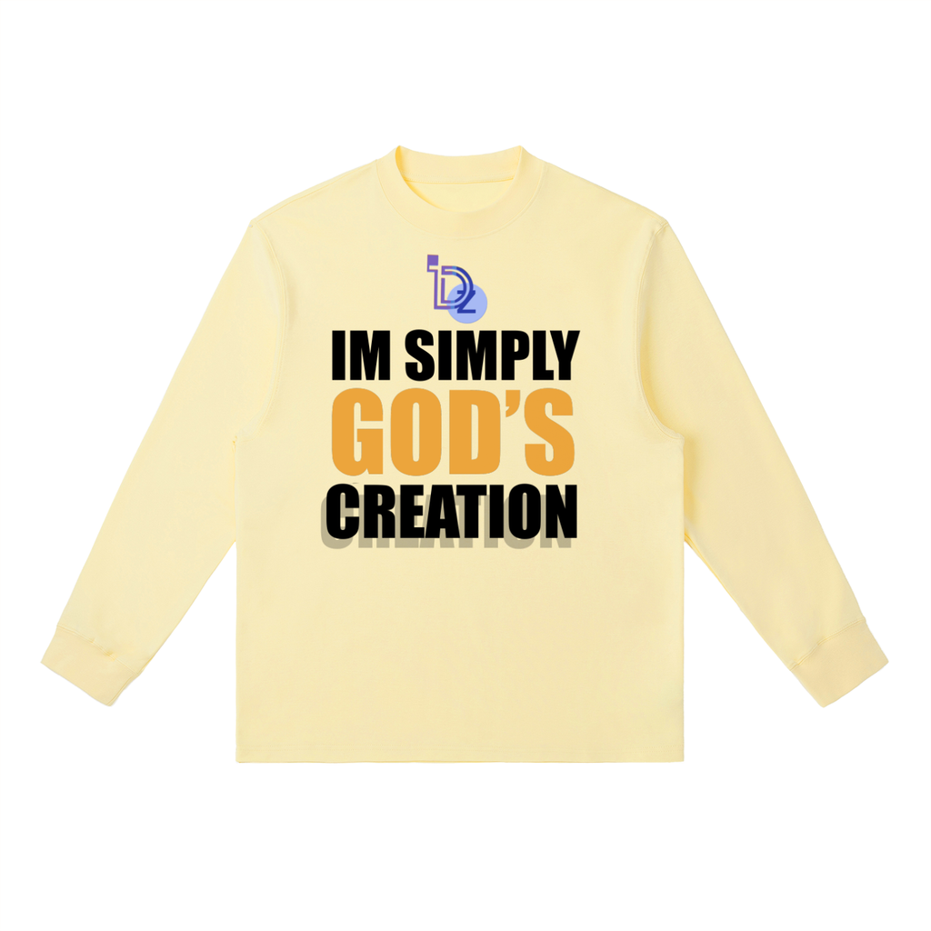I'm Simply God's Creation Essential Crewneck Long-Sleeve T-Shirt