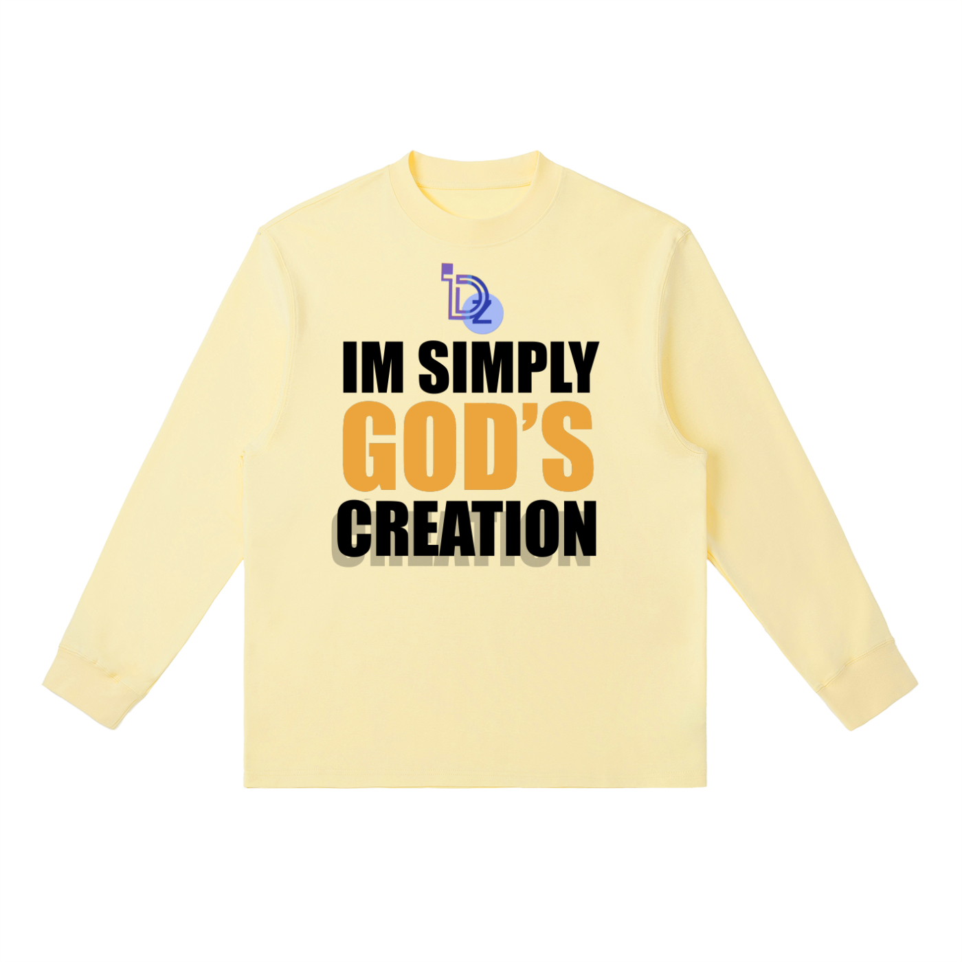 I'm Simply God's Creation Essential Crewneck Long-Sleeve T-Shirt