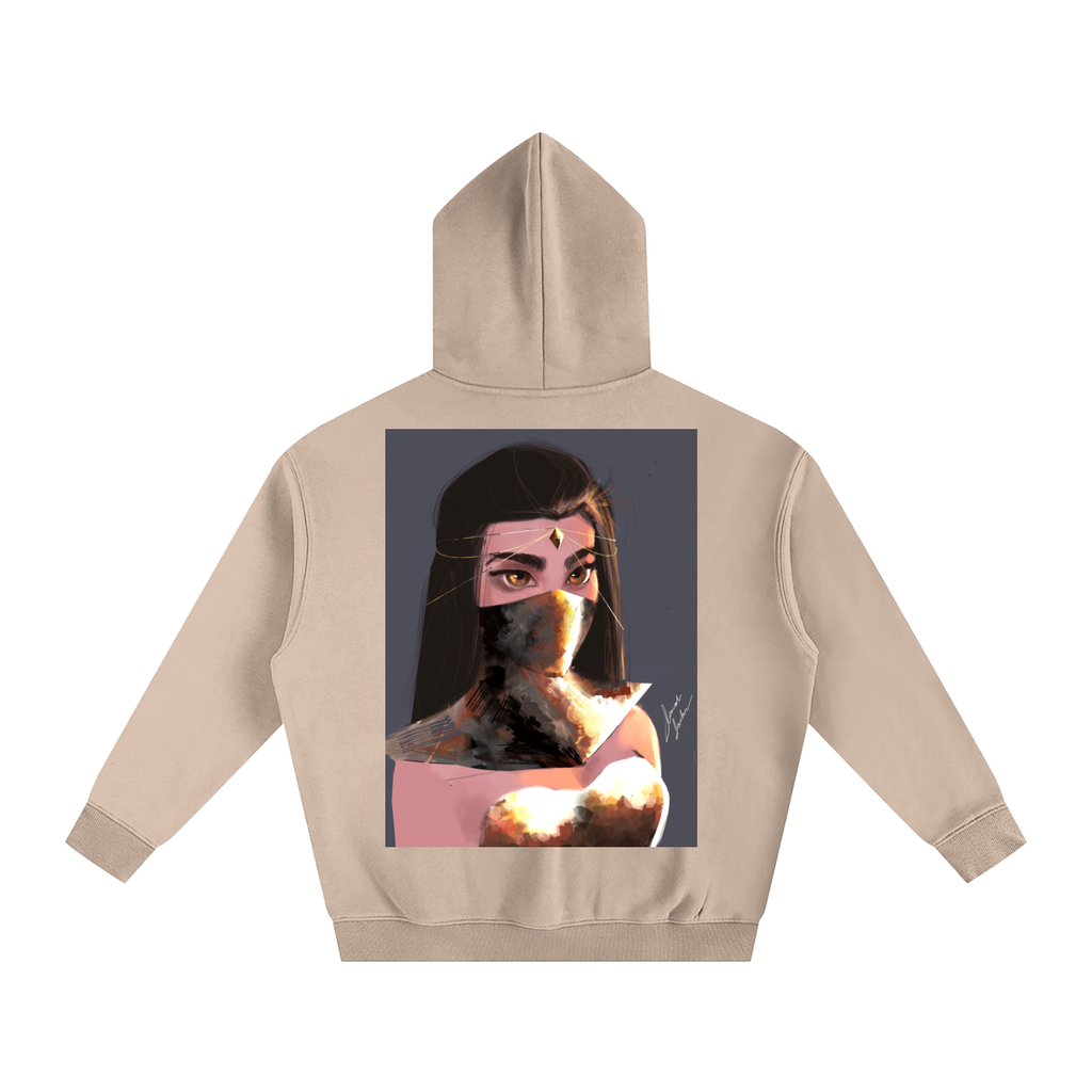 Sapphire's Armer Oversize Fleeced Hoodie