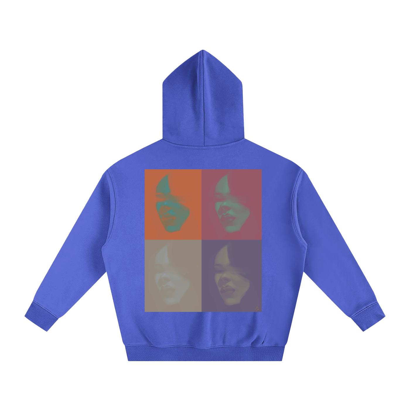 Hidden In Colors Oversize Fleeced Hoodie