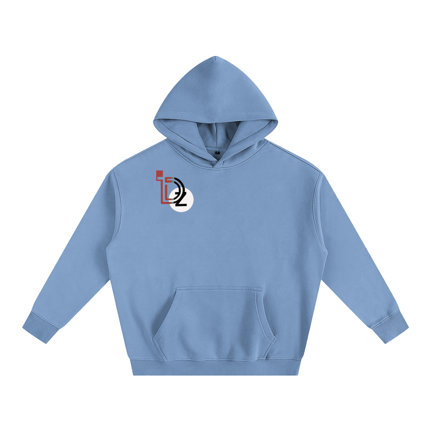 Hidden Face Oversize Fleeced Hoodie