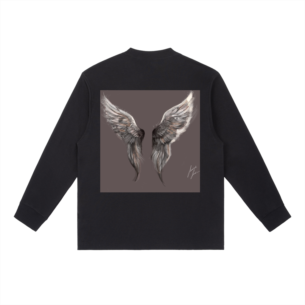 Wings Above Essential Crewneck Long-Sleeve T-Shirt