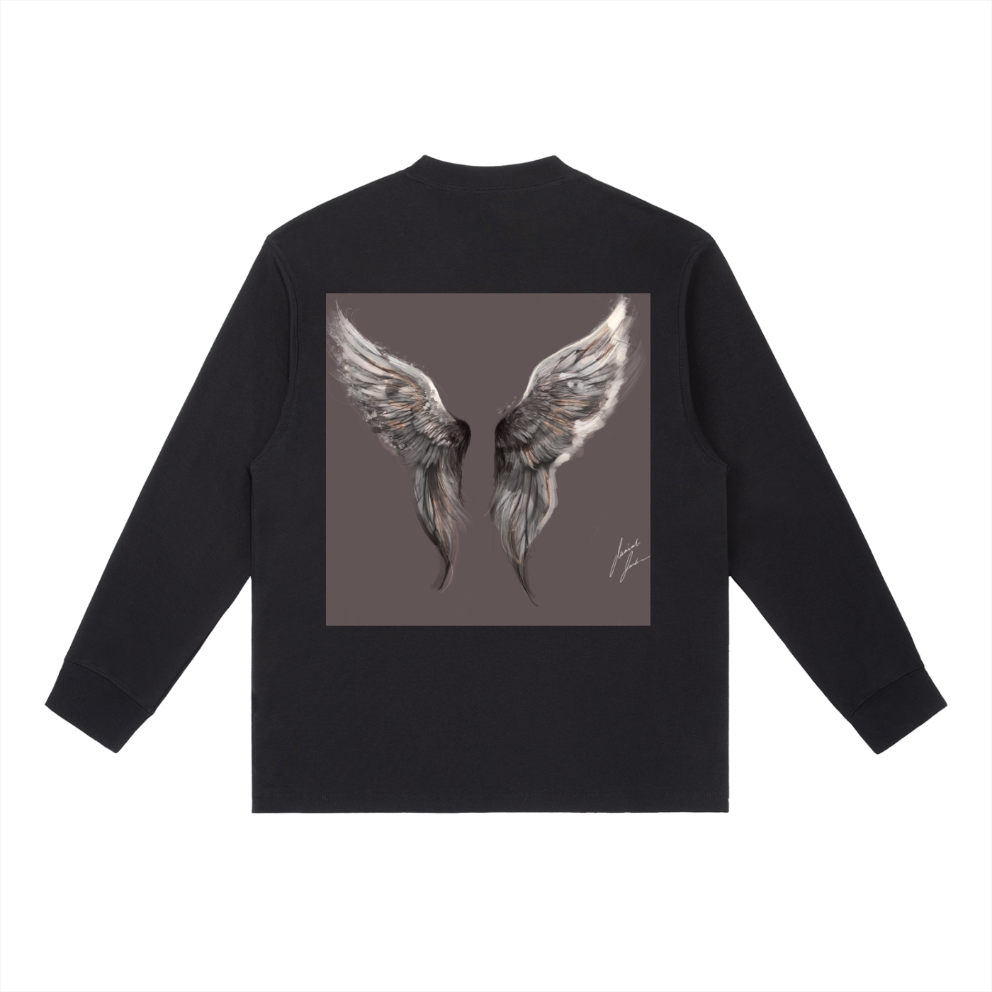 Wings Above Essential Crewneck Long-Sleeve T-Shirt