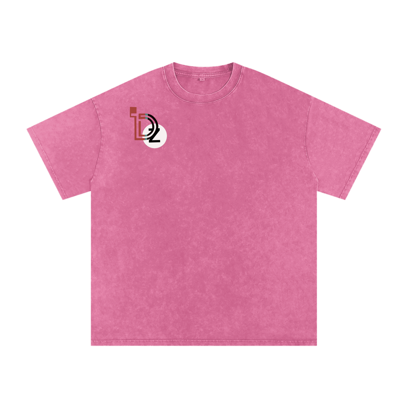 Hidden Face Acid Wash Oversize T-Shirt - 250 GSM