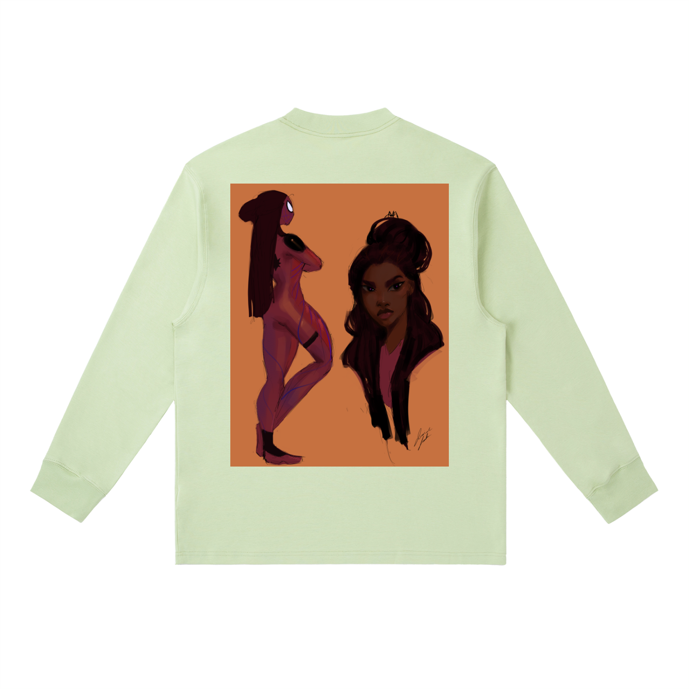 In Another Universe Essential Crewneck Long-Sleeve T-Shirt