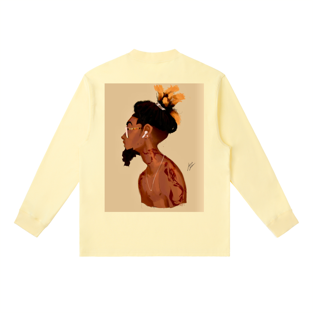 Fresh Out The Blue Essential Crewneck Long-Sleeve T-Shirt