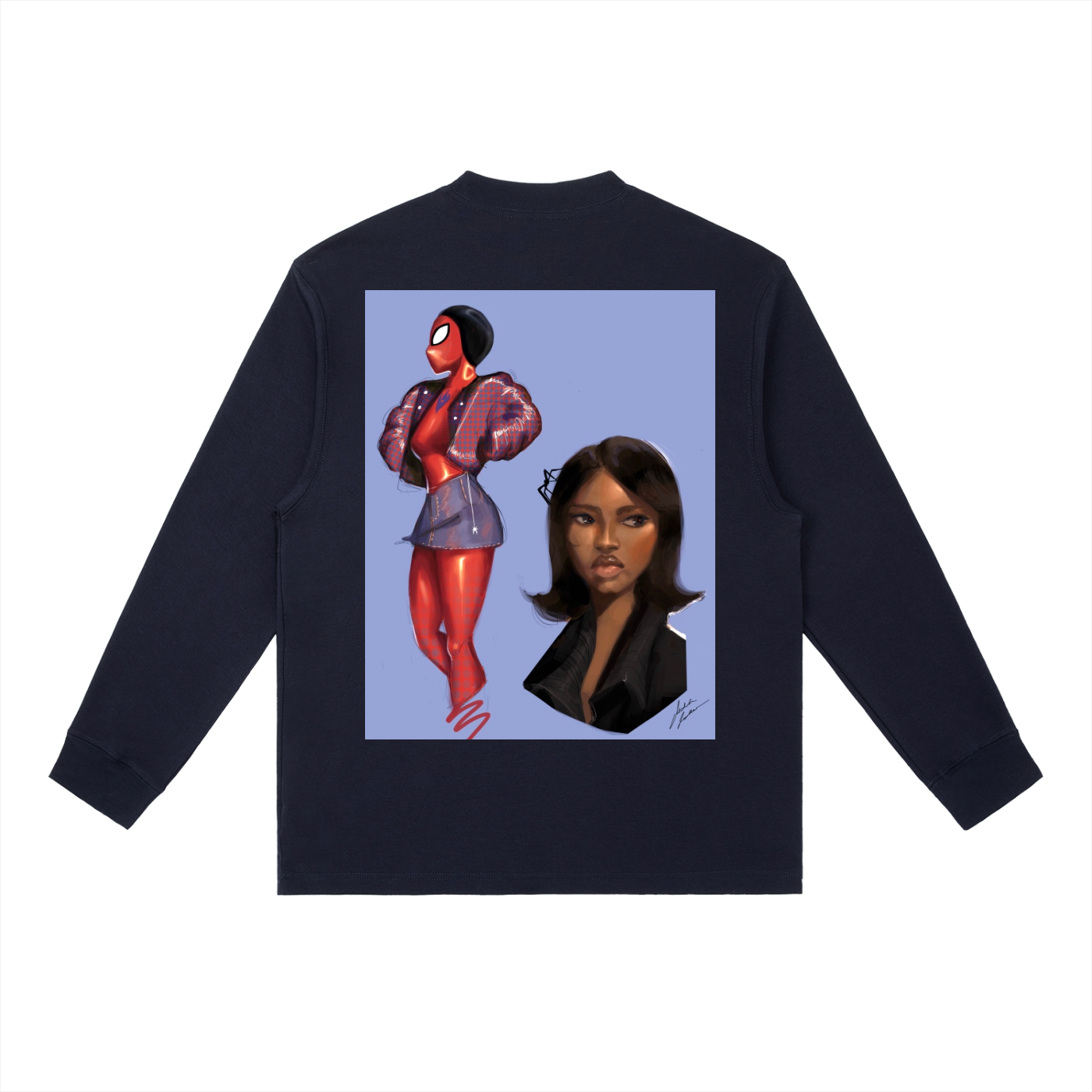 Paige Parker Essential Crewneck Long-Sleeve T-Shirt