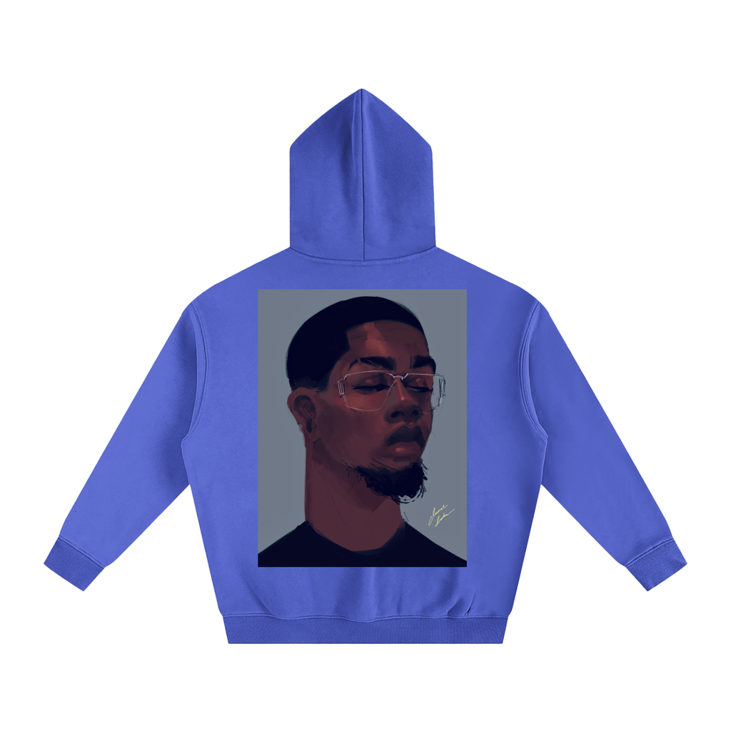About Him Oversize Fleeced Hoodie