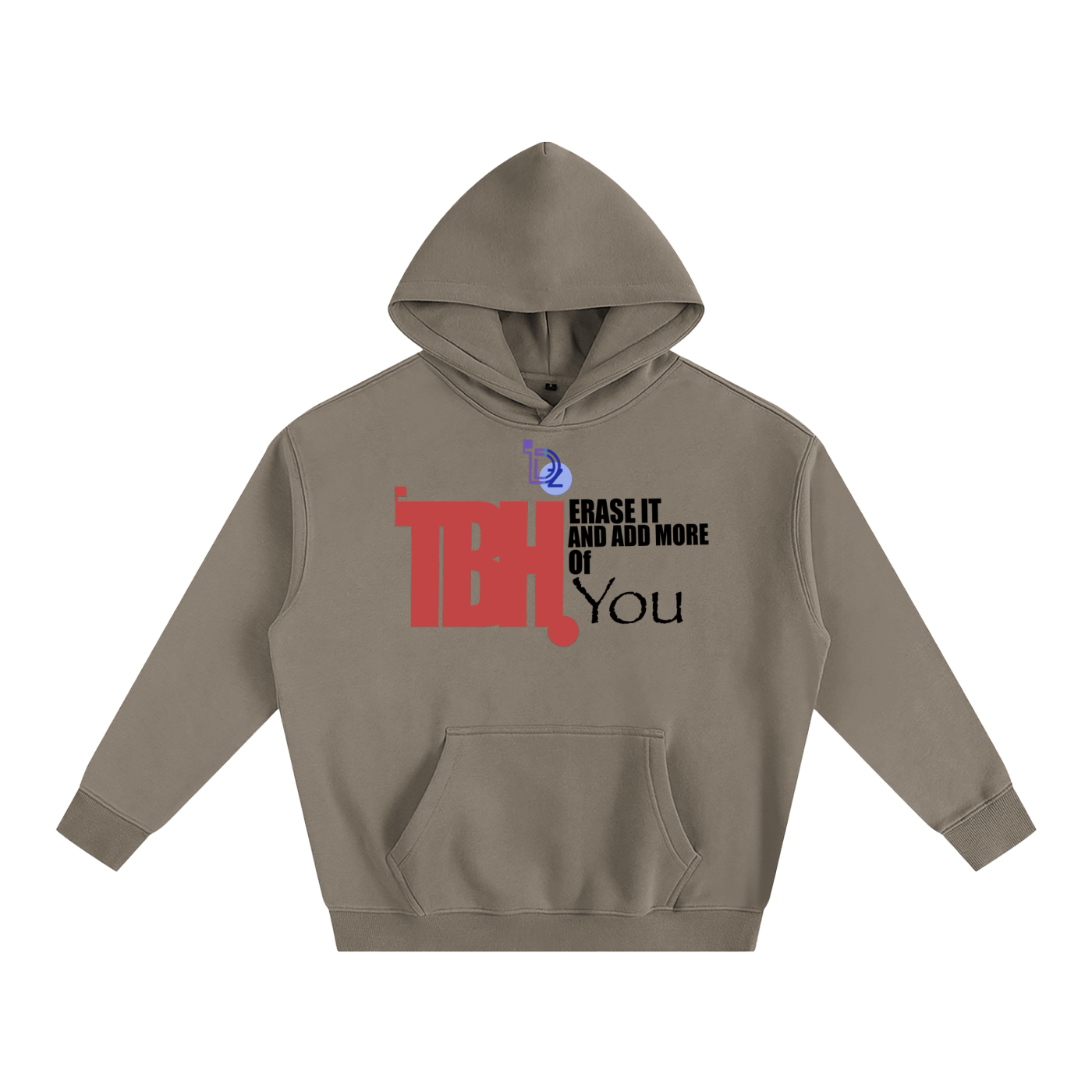 To Be Honest Oversize Fleeced Hoodie