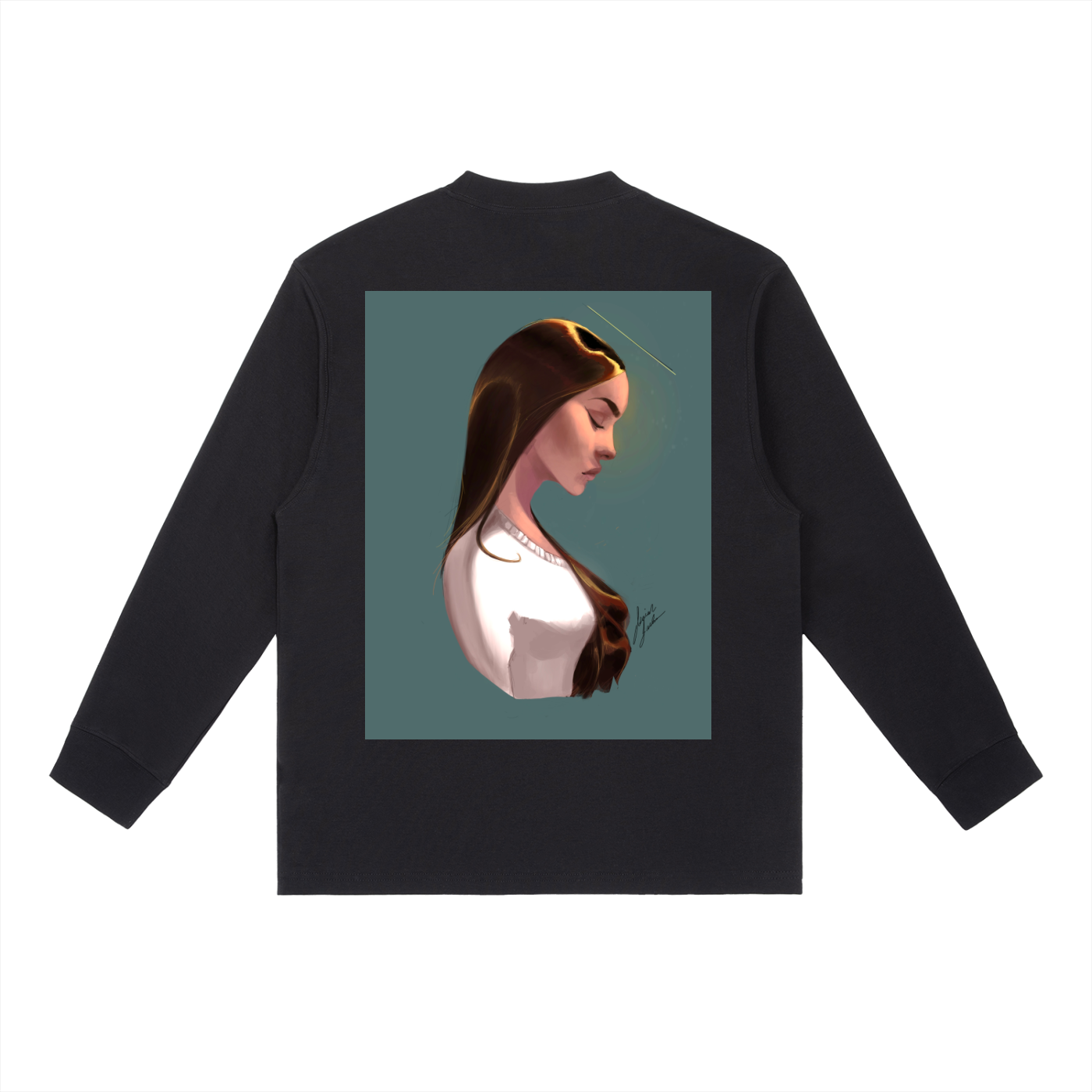 Earth's Angel Essential Crewneck Long-Sleeve T-Shirt