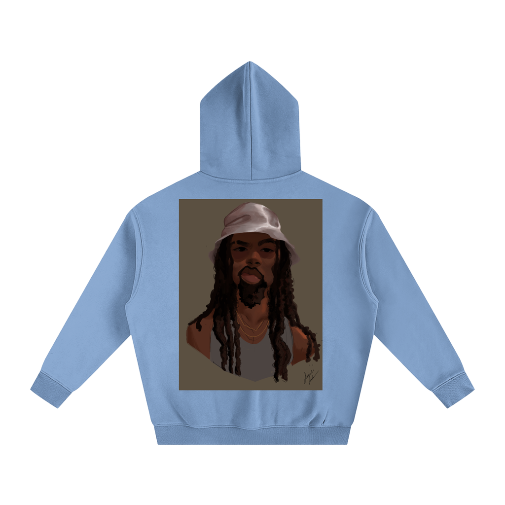 HUH? Oversize Fleeced Hoodie