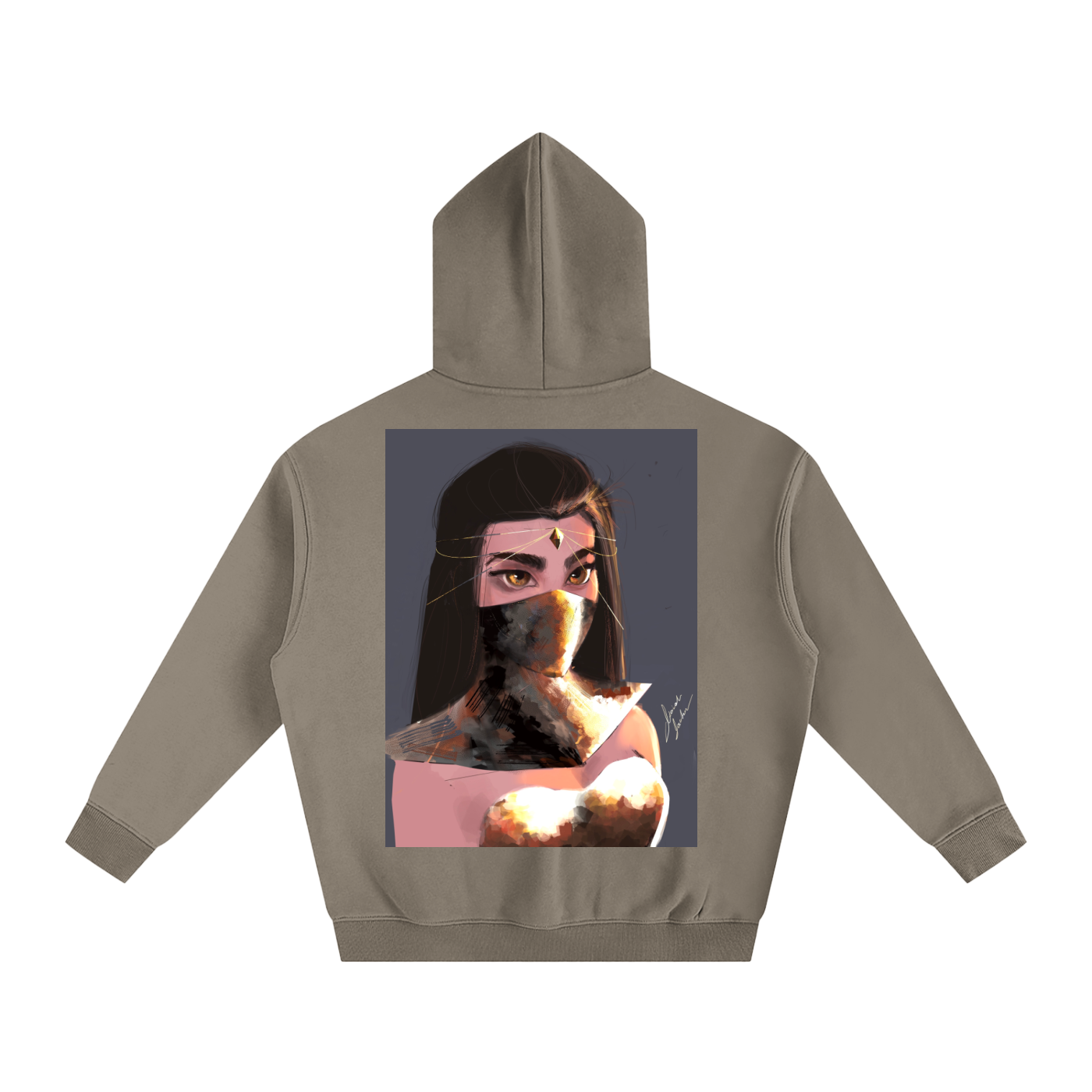 Sapphire's Armer Oversize Fleeced Hoodie