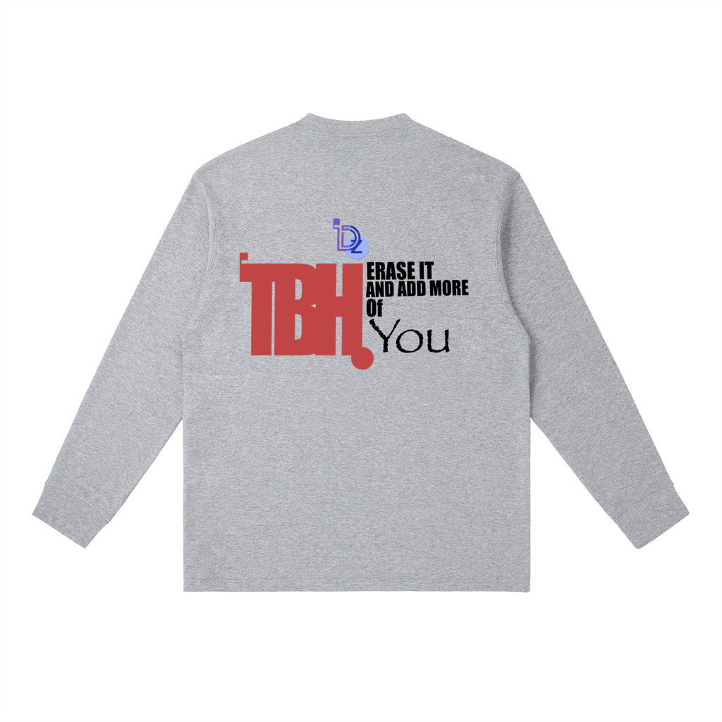 To be Honest Essential Crewneck Long-Sleeve T-Shirt