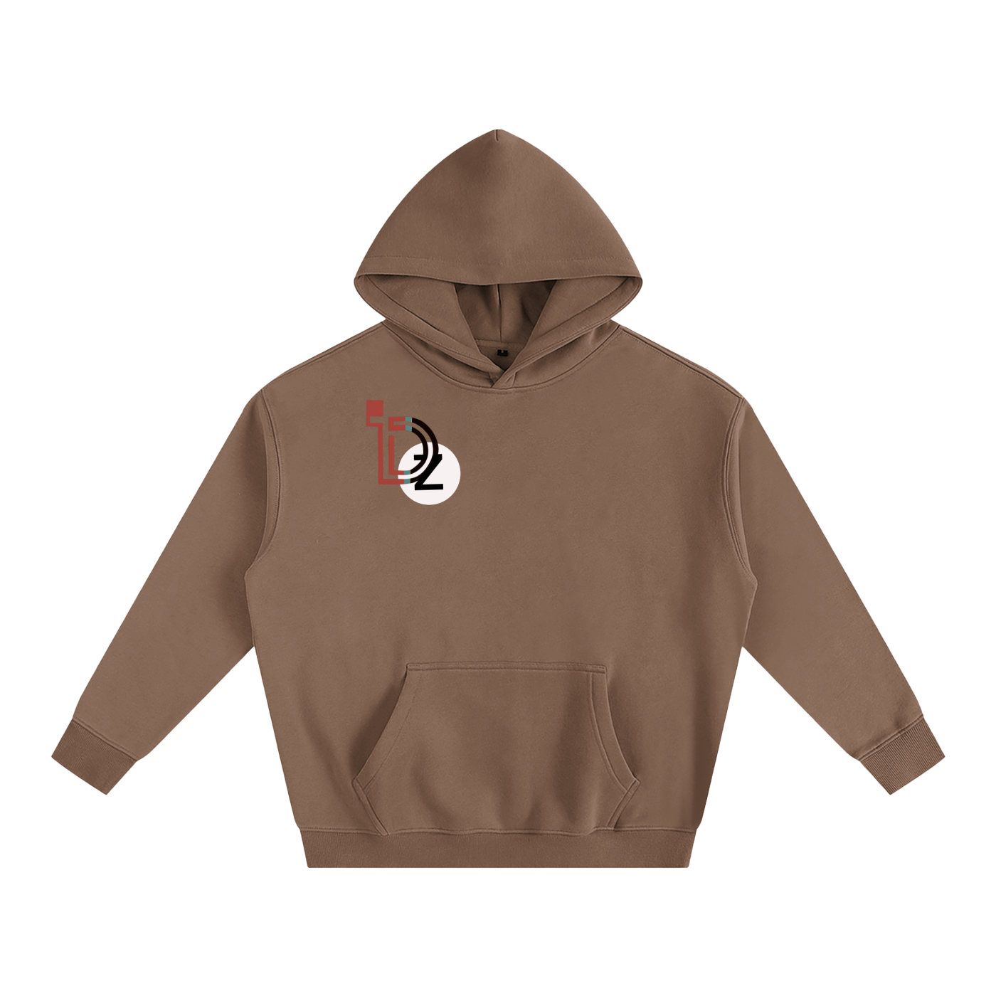 Wings above Oversize Fleeced Hoodie