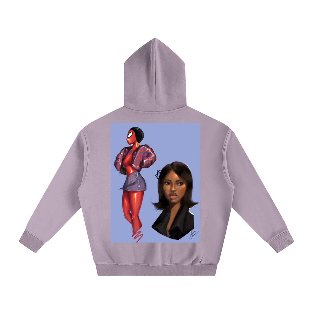 Paige Parker Oversize Fleeced Hoodie