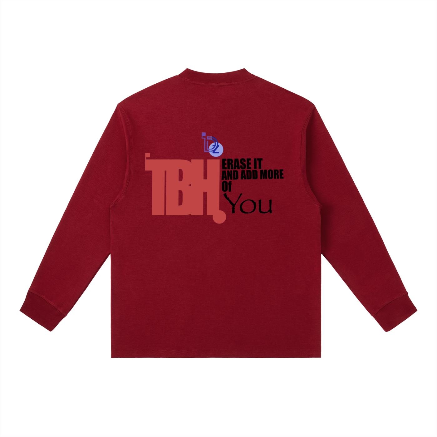 To be Honest Essential Crewneck Long-Sleeve T-Shirt