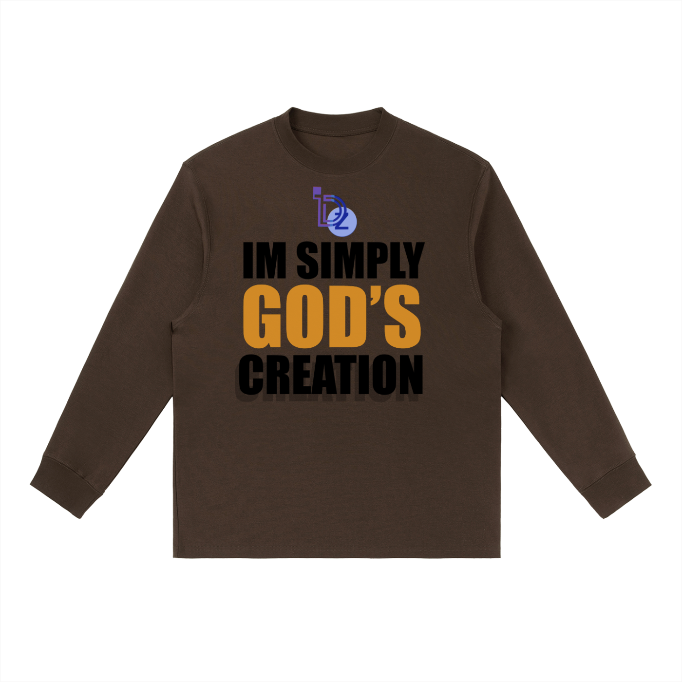 I'm Simply God's Creation Essential Crewneck Long-Sleeve T-Shirt