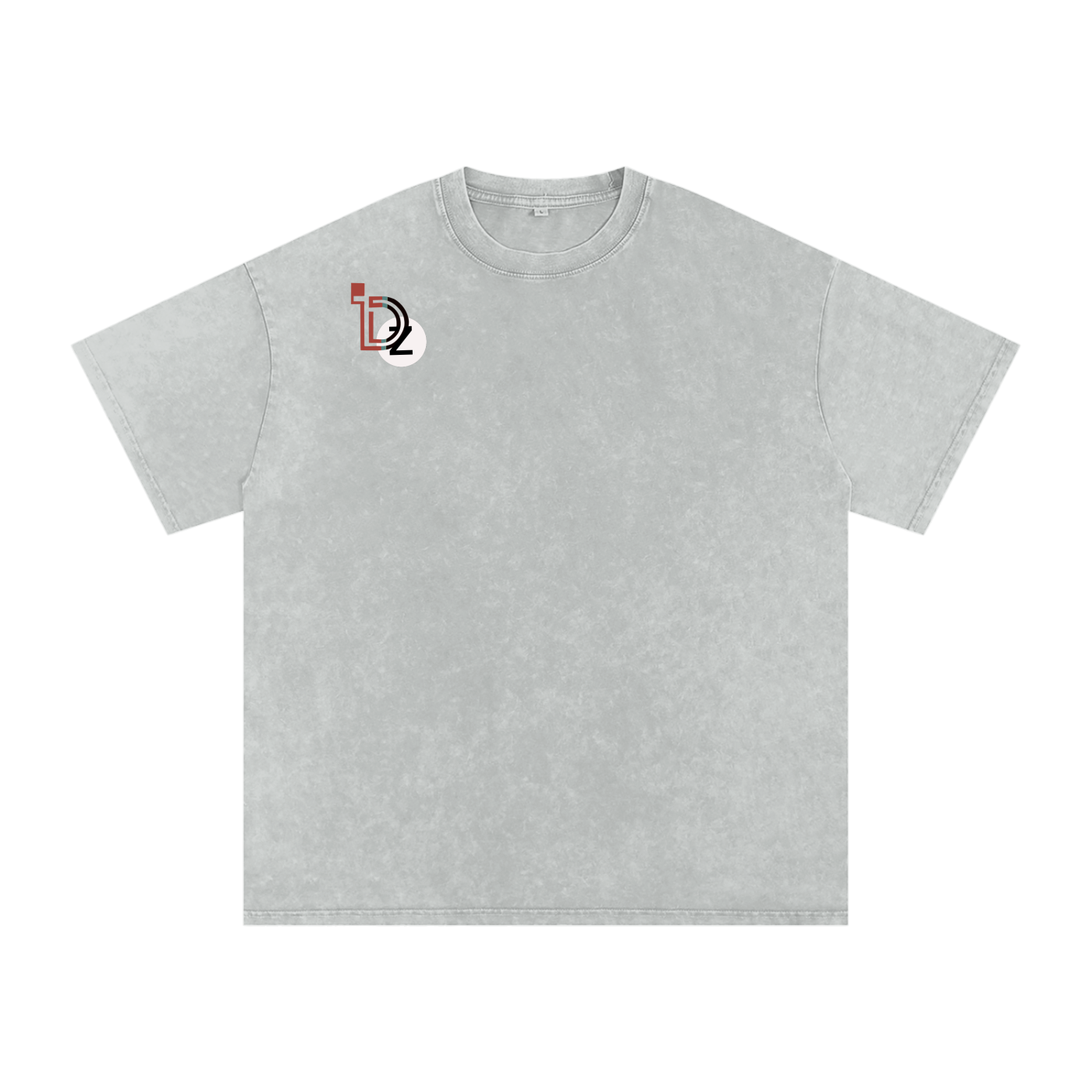 In Another Universe Snow Washed Oversized Cotton T-Shirt