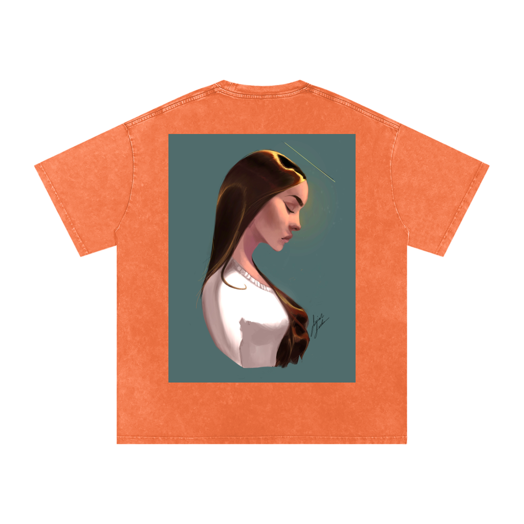 Earth's Angel Acid Wash Oversize T-Shirt - 250 GSM