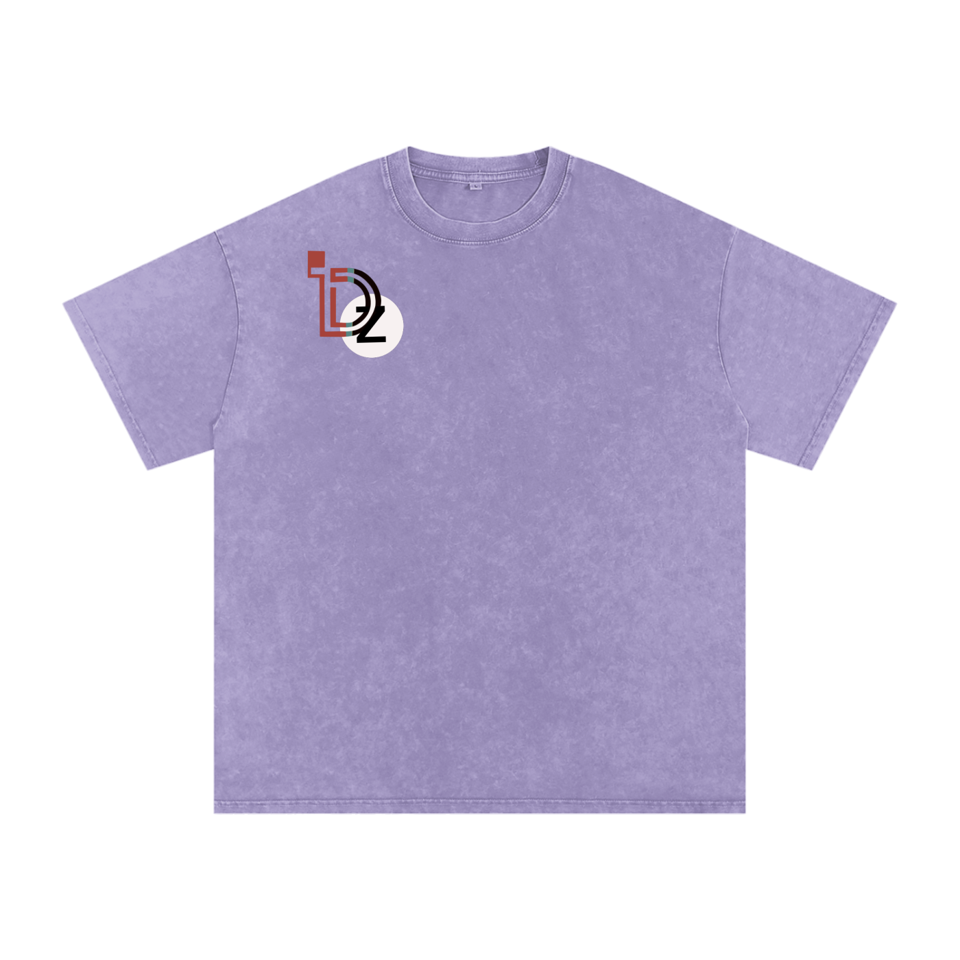 Logo Snow Washed Oversized Cotton T-Shirt