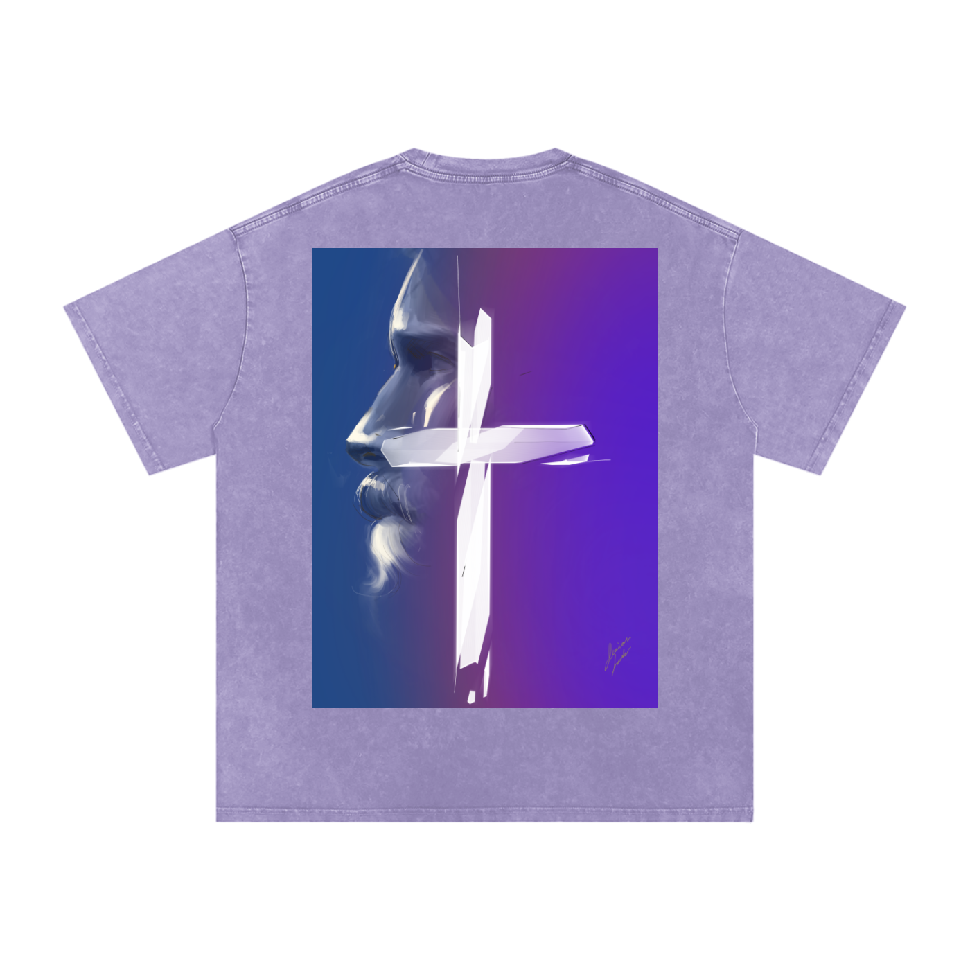 Joy and Love Acid Wash Oversize T-Shirt - 250 GSM