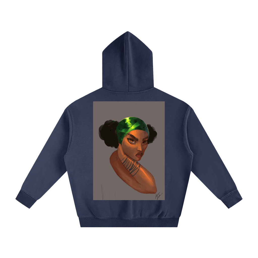 Captured Oversize Fleeced Hoodie