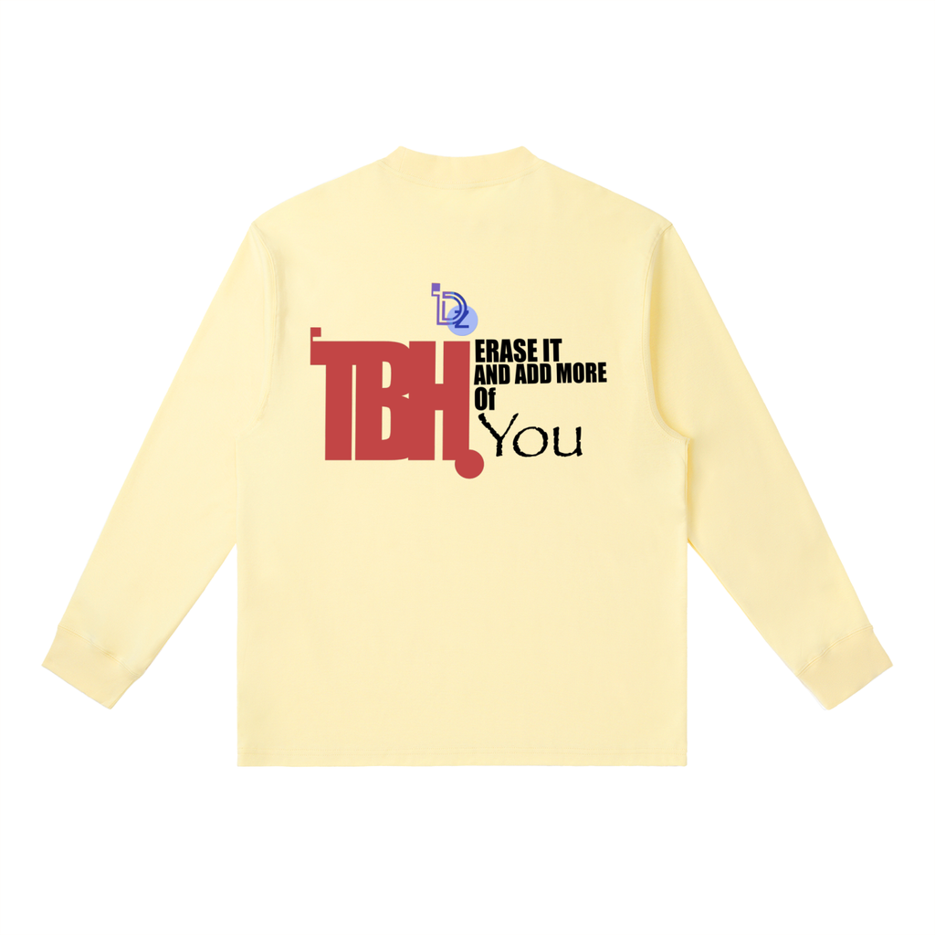To be Honest Essential Crewneck Long-Sleeve T-Shirt