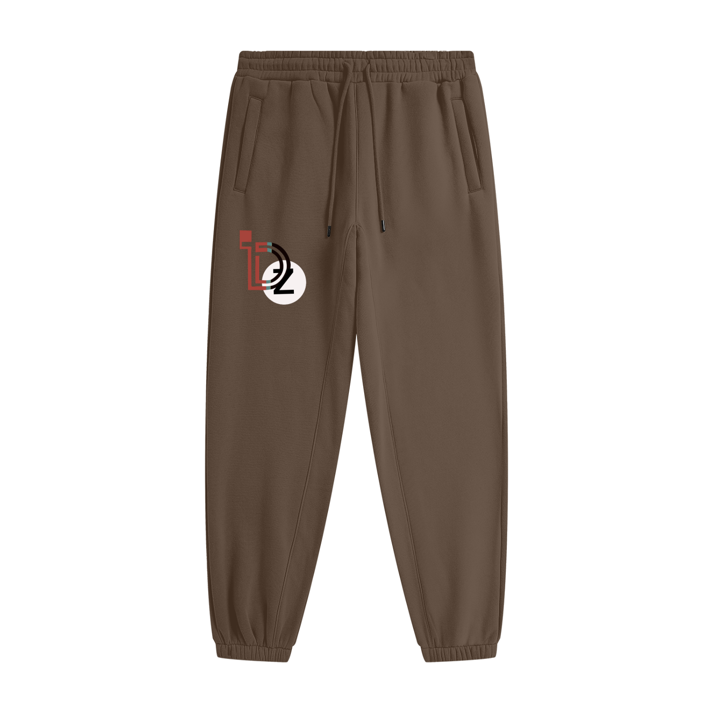 Logo Streetwear Unisex Fleece Joggers