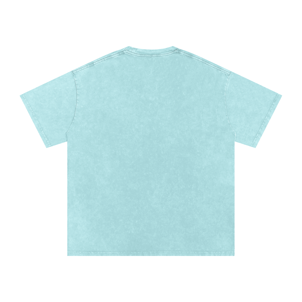 I'm Simply God's Creation Snow Washed Oversized Cotton T-Shirt