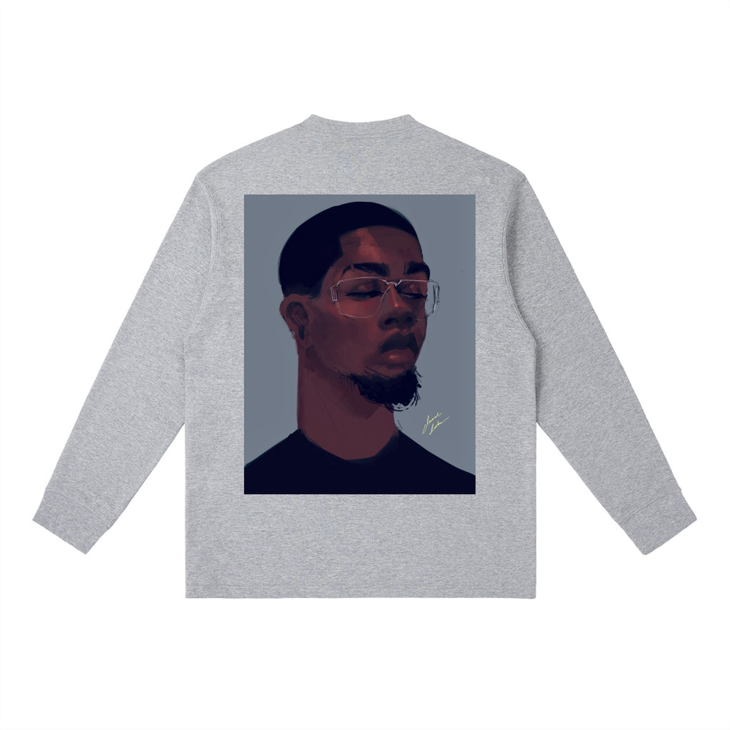 About Him Essential Crewneck Long-Sleeve T-Shirt