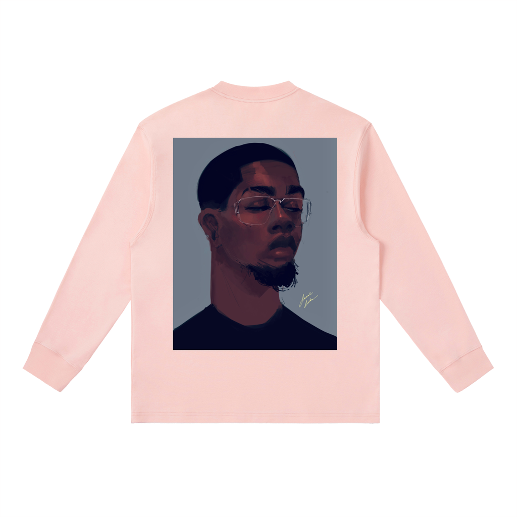 About Him Essential Crewneck Long-Sleeve T-Shirt