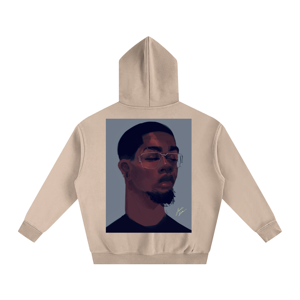 About Him Oversize Fleeced Hoodie