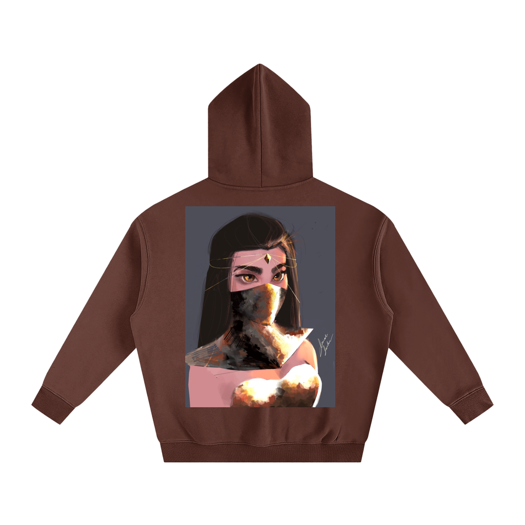 Sapphire's Armer Oversize Fleeced Hoodie