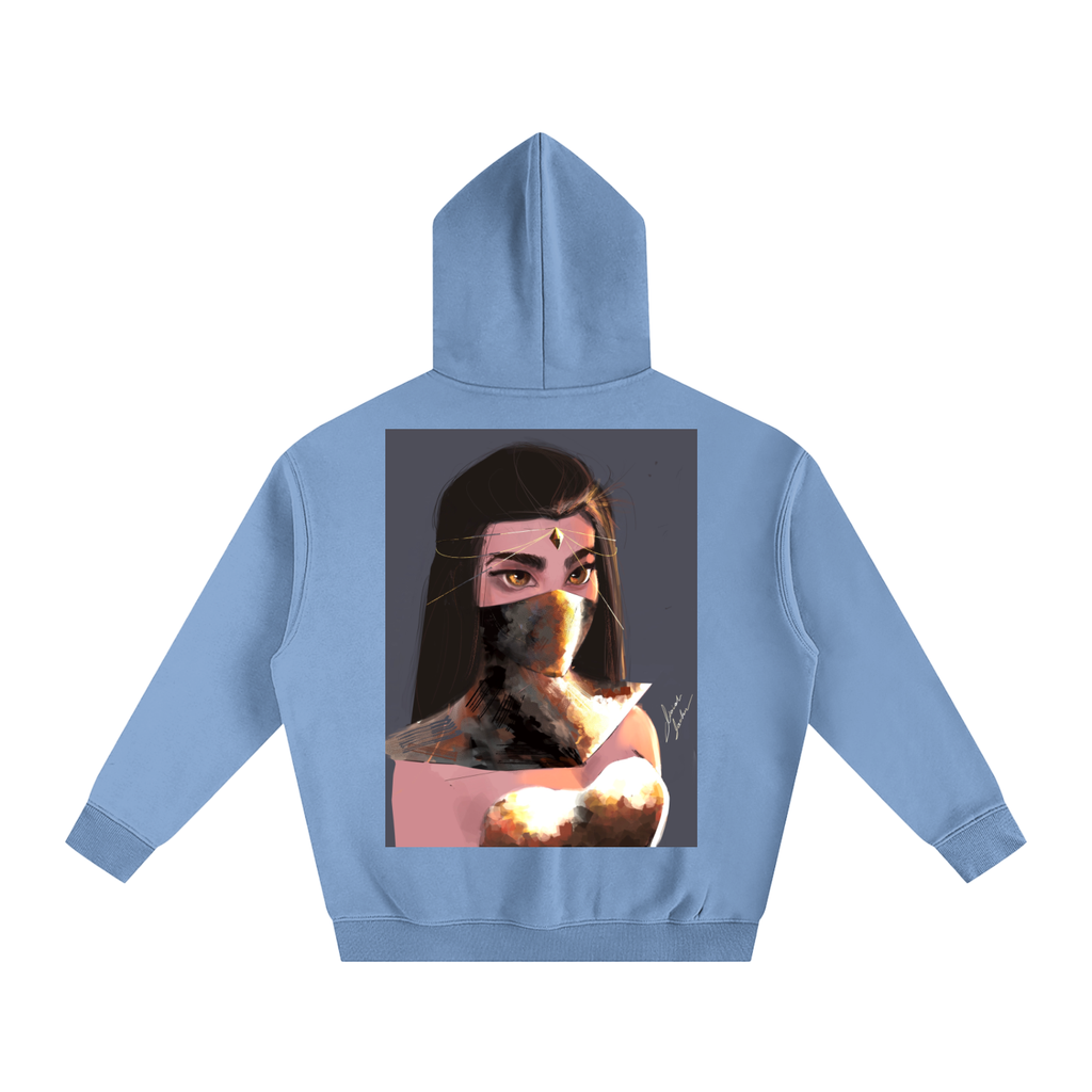 Sapphire's Armer Oversize Fleeced Hoodie