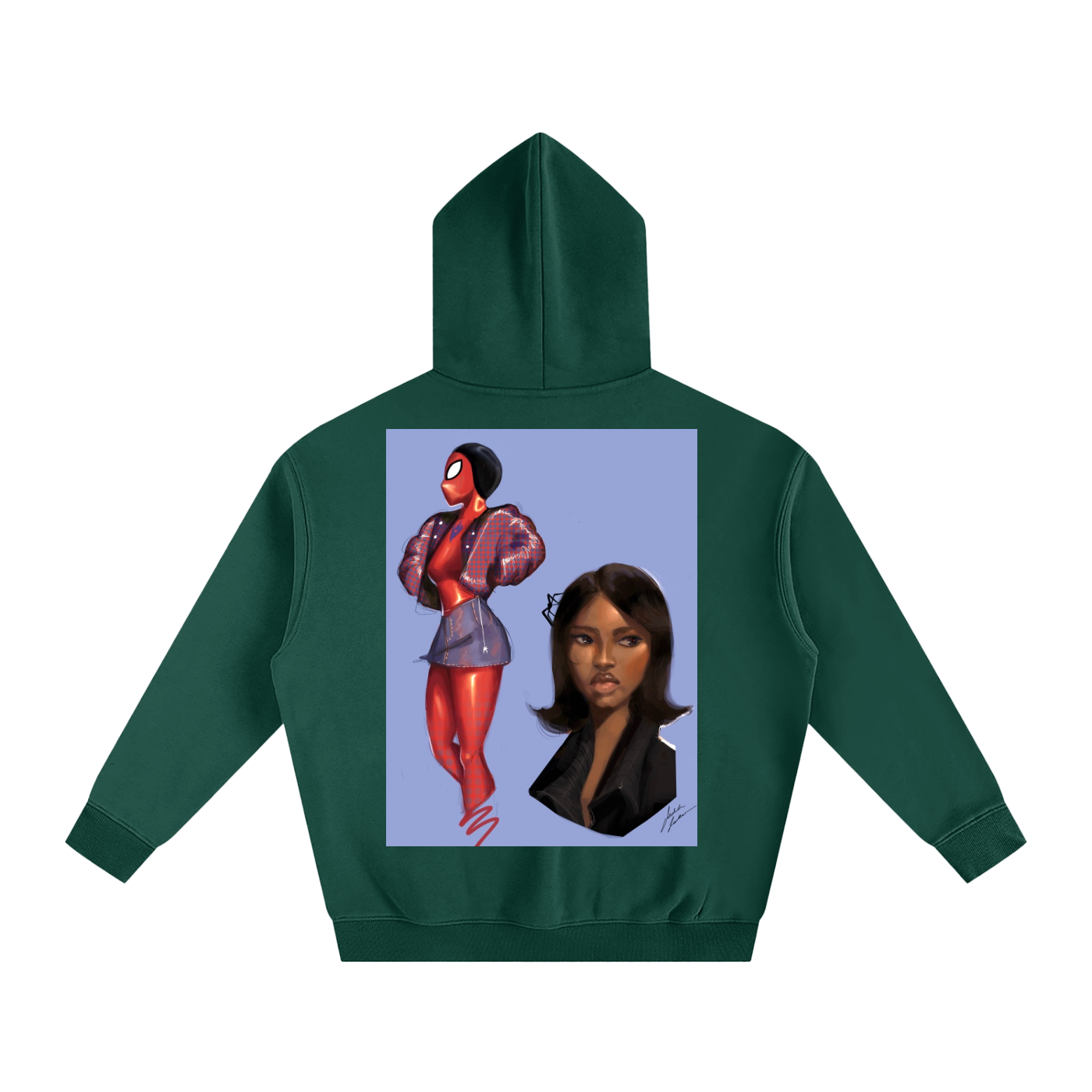 Paige Parker Oversize Fleeced Hoodie