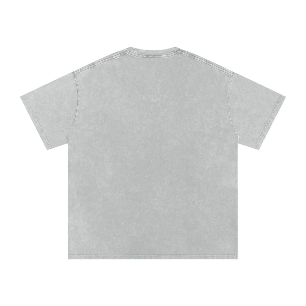 To Be Honest Snow Washed Oversized Cotton T-Shirt
