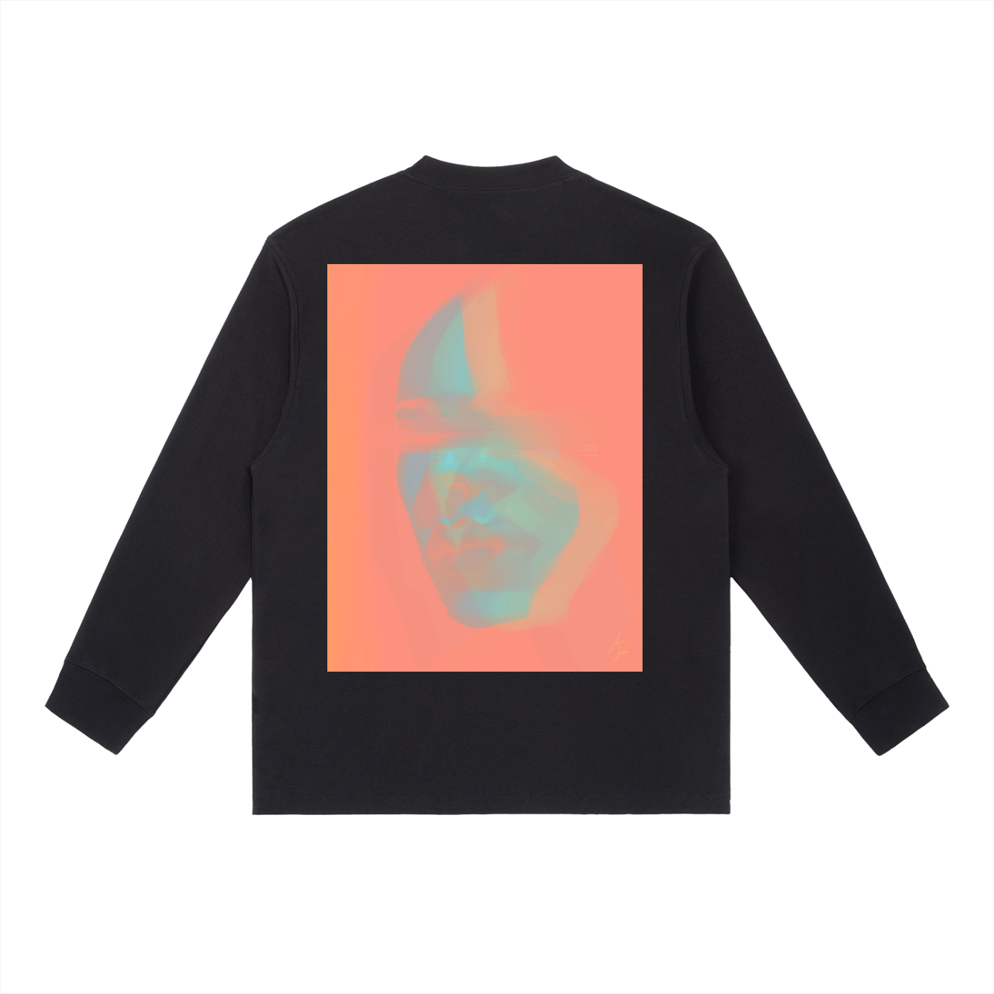 Hidden Face Essential Crewneck Long-Sleeve T-Shirt